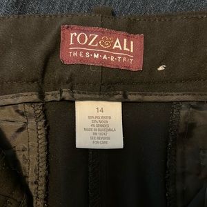 Black Size 14 Roz and Ali Flare trouser pants